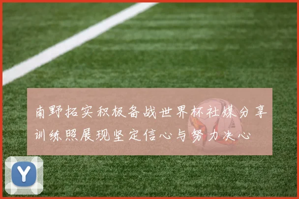 南野拓实积极备战世界杯社媒分享训练照展现坚定信心与努力决心